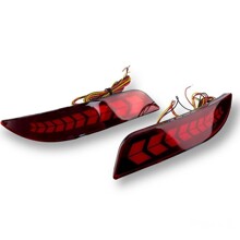 Фонарь заднего бампера 2170 Приора (Бегущий поворот + Габарит + Стоп) (2шт) без рамки /wd-005