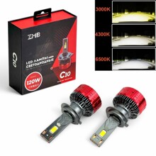 Светодиодные лампы H7 C10 3000/4300/6500K 12000Lm 120W 12V