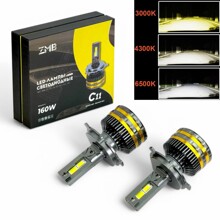Светодиодные лампы H4 C11 3000/4300/6500K 12000Lm 160W 12V