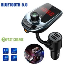 FM-Модулятор Bluetooth 5.0 2 USB, Micro SD, 3.1 а, d5 громкая связь