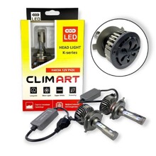 Светодиодные лампы H4 Clim Art 5000K 3000/3000Lm 12V (комплект 2шт)