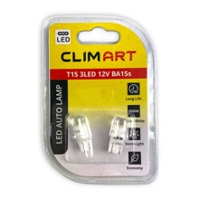 Ог-40 фонарь габаритный светодиодный, 3 LED, плоский, цвет белый 12-24v 2 шт.