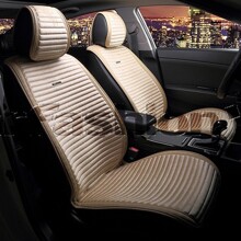 Накидки на передние сиденья MONACO, велюр, цвет бежевый/бежевый/бежевый/бежевый