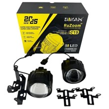 Противотуманная фара универсальная LED линза (компл)