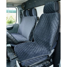 Накидка на газель с боками, ткань велюр, цвет чёрный, строчка чёрная, кант черный