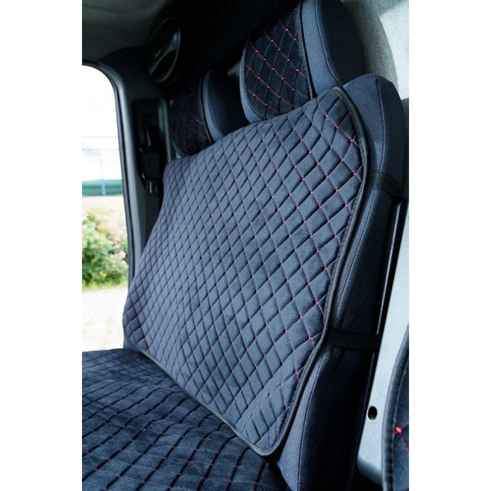 Накидка на газель с боками, ткань велюр, цвет чёрный, строчка чёрная, кант черный Накидка на газель с боками, ткань велюр, цвет чёрный, строчка чёрная, кант черный