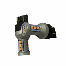 Светодиод T20 7443 (W21/5W) 12 SMD 2835 9-32V желтая