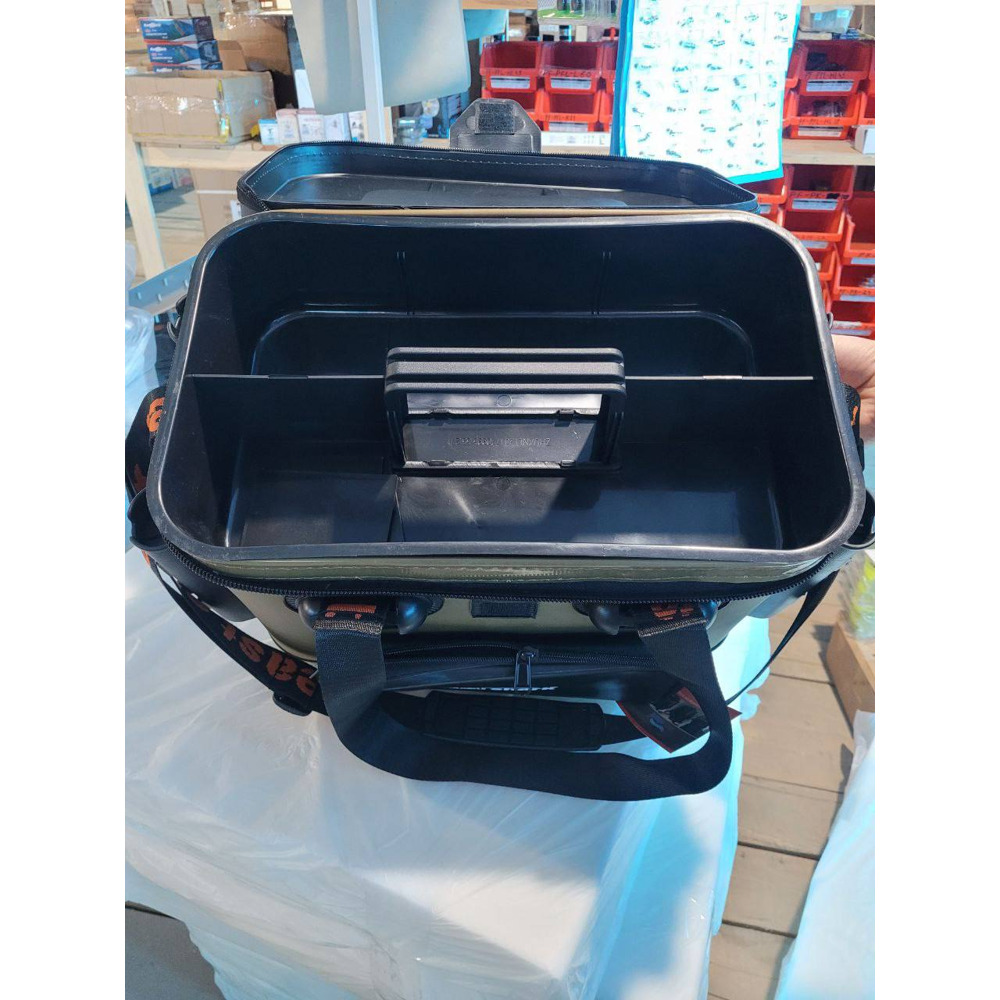 Ящик рыболовный с держателями удилищ черный JD-402626-L Ящик рыболовный с держателями удилищ черный JD-402626-L