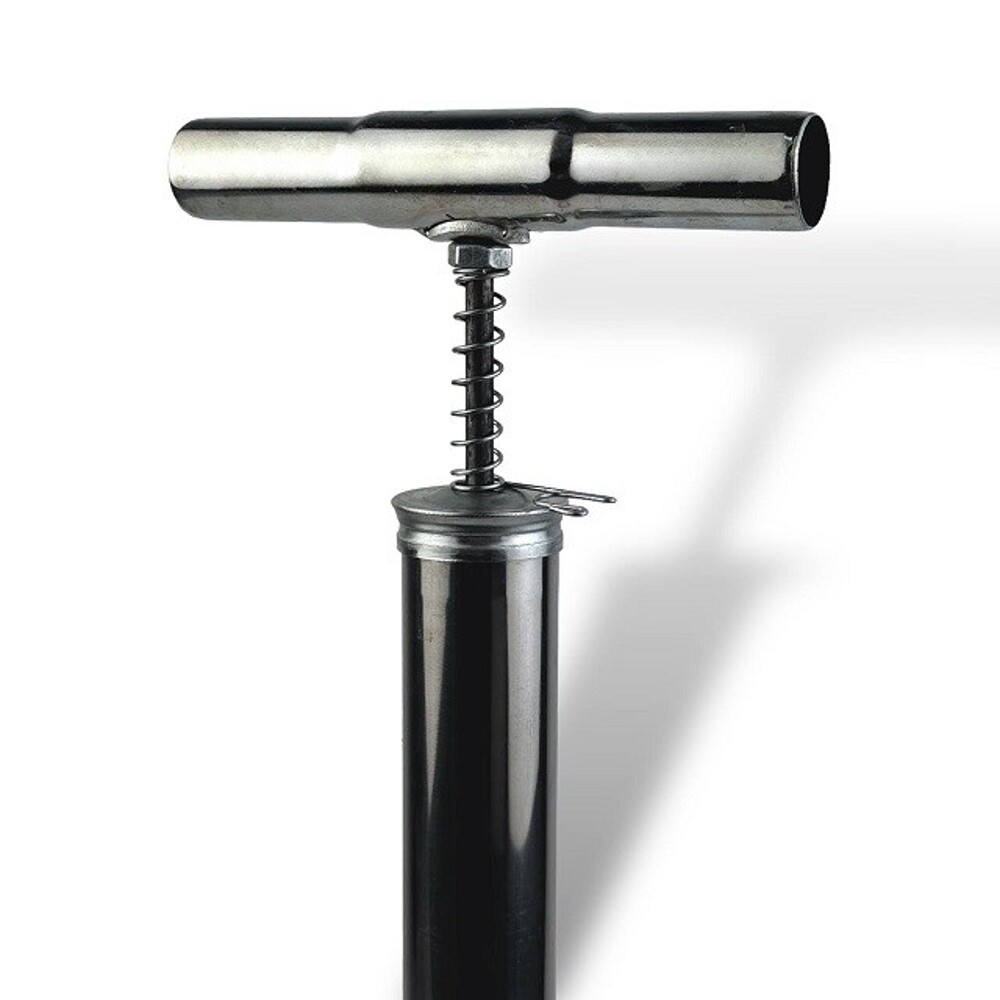 Насос ручной с манометром хромированный Насос ручной с манометром хромированный