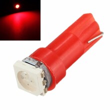Светодиод T5 1 SMD 5050 R 12V RED