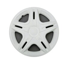 Колпак декоративный 14 дакар белый  2 шт. /S14104