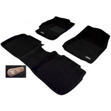 Комплект текстильных ковриков 3D ворс на Li Auto L7, цвет черный
