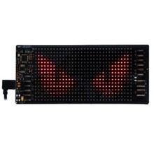 Панель матричная светодиодная 16*32 RGB 7x17,3cm