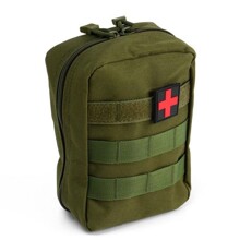 Подсумок тактический медицинский 20*13см, цвет зеленый