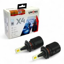 Светодиодные лампы H7 X4 2 COLOR 6000/3800K 4200Lm 44W белый/желтый 9-32v