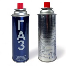 Газ всесезонный для портативных газовых приборов 400 мл, 520 см3, 220г, цанг.