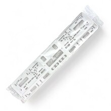 Рамка номерного знака безрамочная, цвет белый