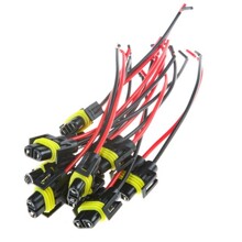 Разъем герметичный автомобильный H11 с проводом (мама) (10шт)