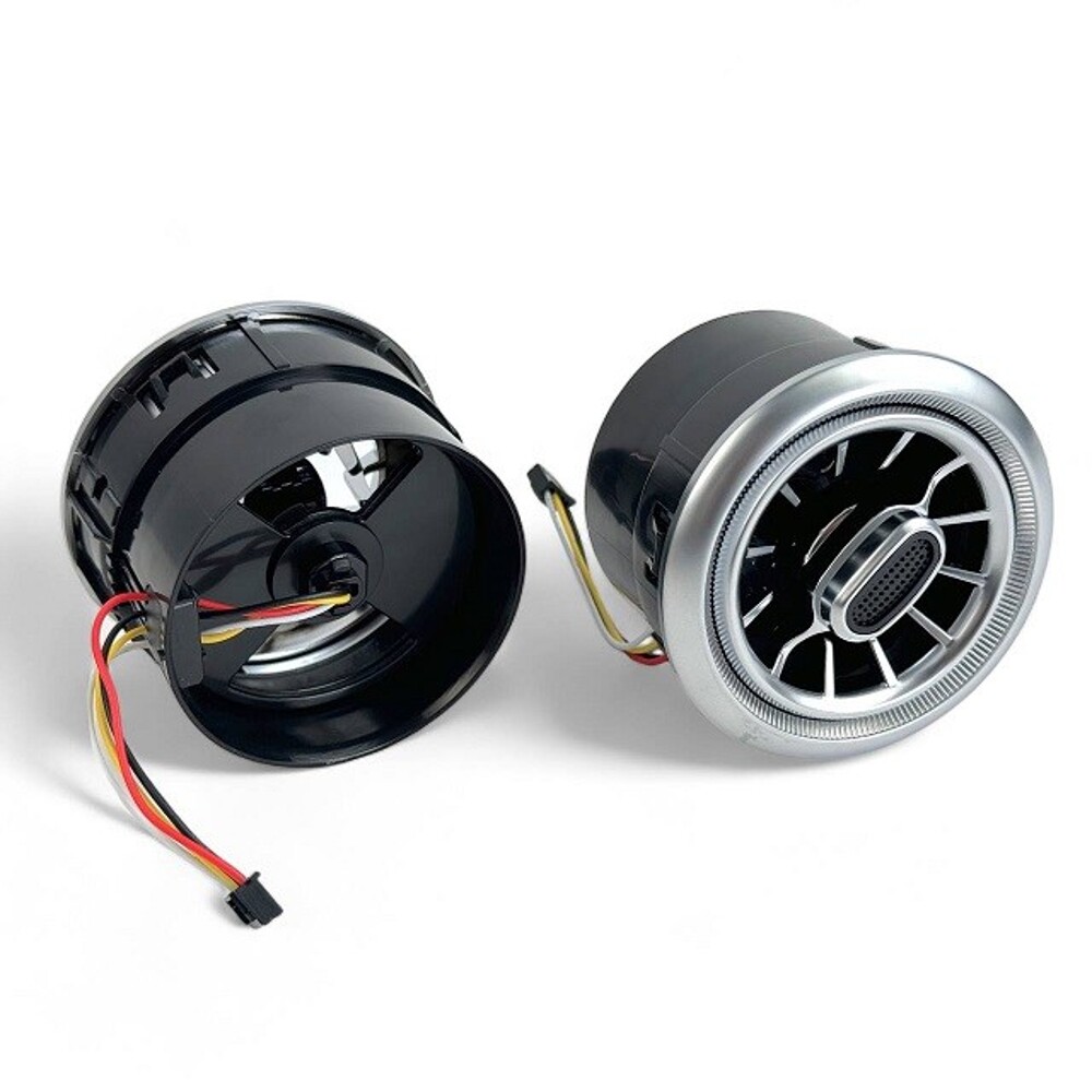 Дефлектор регулируемый под MB хром с RGB подсветкой (2шт комплект) Дефлектор регулируемый под MB хром с RGB подсветкой (2шт комплект)