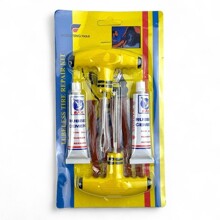 Комплект для ремонта бескамерных шин + 2 клея (шиномонтаж)