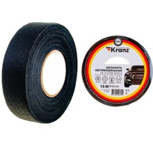 Изоляционная лента 25 мм * 15 м * 0.3 мм, материал флис, цвет черный