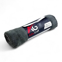 Полотенце 50*60 см микрофибра для чистки кожаного салона, цвет серый 400 г