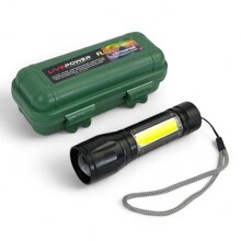 Фонарь ручной светодиодный в пластиковом кейсе FL02