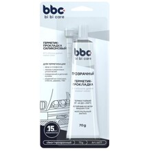 Герметик-прокладка силиконовый, прозрачный, 70г