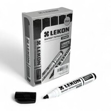 Маркер перманентный LOGISTIC, цвет черный (упак.10шт)