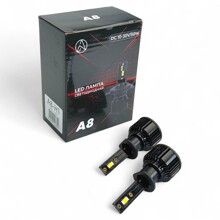 Светодиодные лампы H1 A8 6000K 3000Lm 30W 12-24V