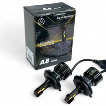 Светодиодные лампы H4 A8 4300K 3000Lm 30W 12-24V