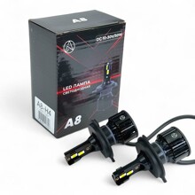 Светодиодные лампы H4 A8 6000K 3000Lm 30W 12-24V