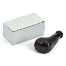 Ручка кпп 2190, веста, приора 2 (R-назад) овал красный/черный глянец