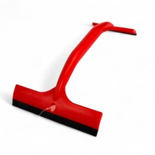 Водосгон с силиконовым лезвием 15,5 см,5см, цвет красный