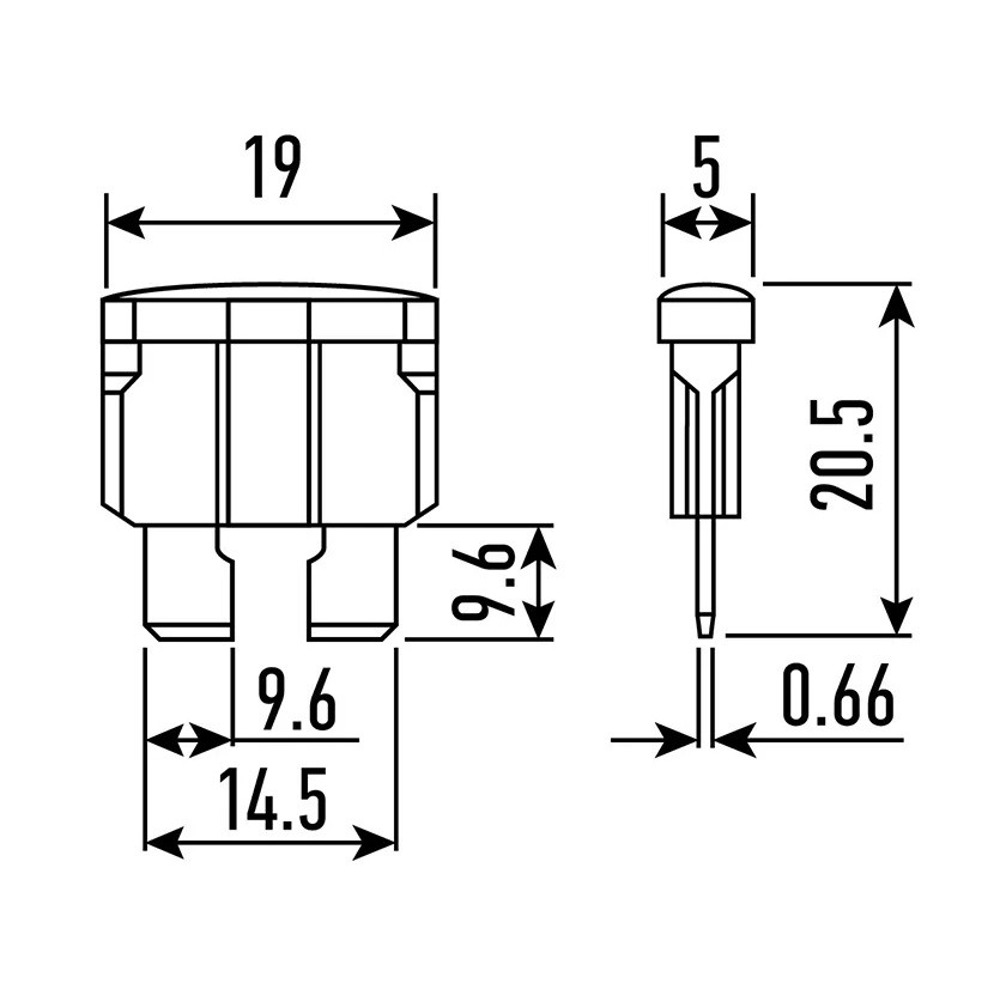 Предохранители стандарт 30а, 50 шт Предохранители стандарт 30а, 50 шт