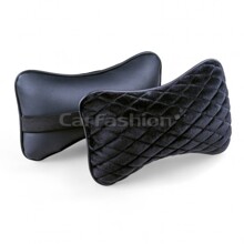 Подушка автомобильная под шею CITY, цвет черный/черный