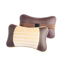 Подушка автомобильная под шею MONACO, цвет коричневый/бежевый/коричневый