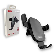 Телефонный держатель в воздуховод с зажимом, цвет черный