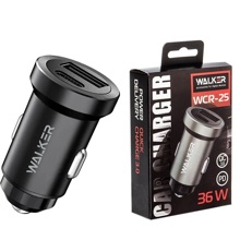 Телефонное азу 1 usb / 1 type cx, быстрый заряд QC3.0-PD, 36Вт/3A, серый