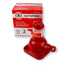 Домкрат механический, телескопический, винтовой бутылочный 2 т