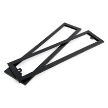 Рамка номерного знака литая с широким бортом (комплект 2шт)