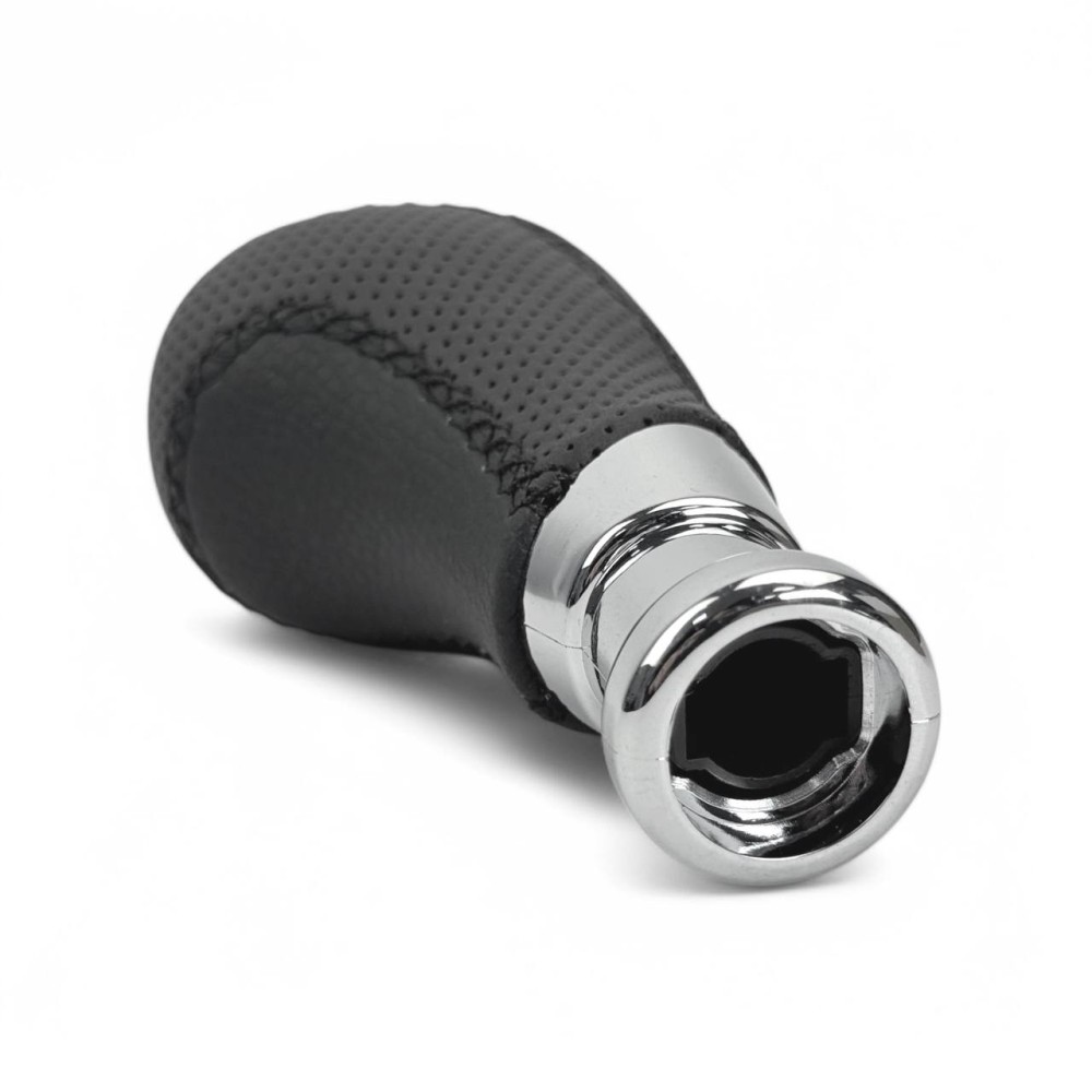 Ручка кпп 2170, 2110, 2109 кожа (r-вперед) черная/черная строчка Ручка кпп 2170, 2110, 2109 кожа (r-вперед) черная/черная строчка