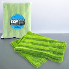 Полотенце 50*80 см XXL HYBRID микрофибра для сушки авто, цвет зеленый