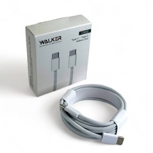 Телефонный кабель type-c - type-c c850, 2 м, 65 W, цвет белый