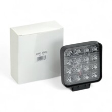 Противотуманная фара светодиодная квадратн 17.5W, 16 чипов, 3600Lm 12-24V, 108*108*45 (1шт) /G0001-55MM