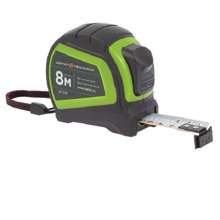 Рулетка 8 м с обрезиненным корпусом