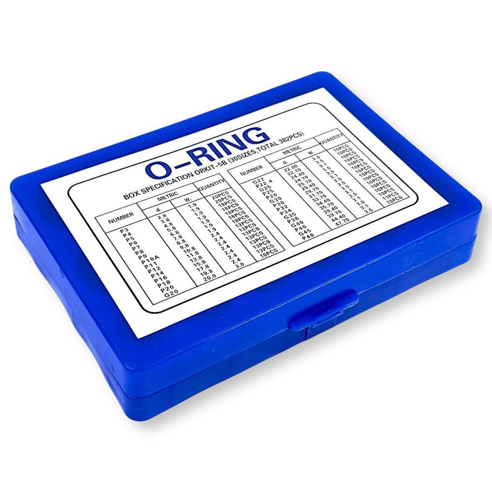 Набор уплотнительных колец (от 2,8 до 47,7 мм) Набор уплотнительных колец (от 2,8 до 47,7 мм)