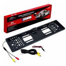 Рамка номерного знака с камерой заднего вида, 170?+ ночная подсветка, EURO