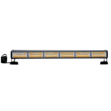 Маяк сигнальный светодиодный односторонний желтый 88см 12-24V