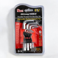 Набор ключей шестигранных 9 шт. короткие